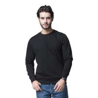 New Arrival custom mens cotton embroidery screen printing plain black white gray long sleeve t shirt