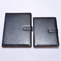 2021 Custom logo debossed luxury leather B5 agenda