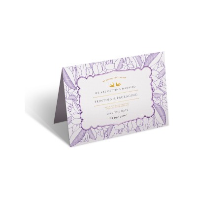 Luxury Wedding Invitation Card With Special Finishing